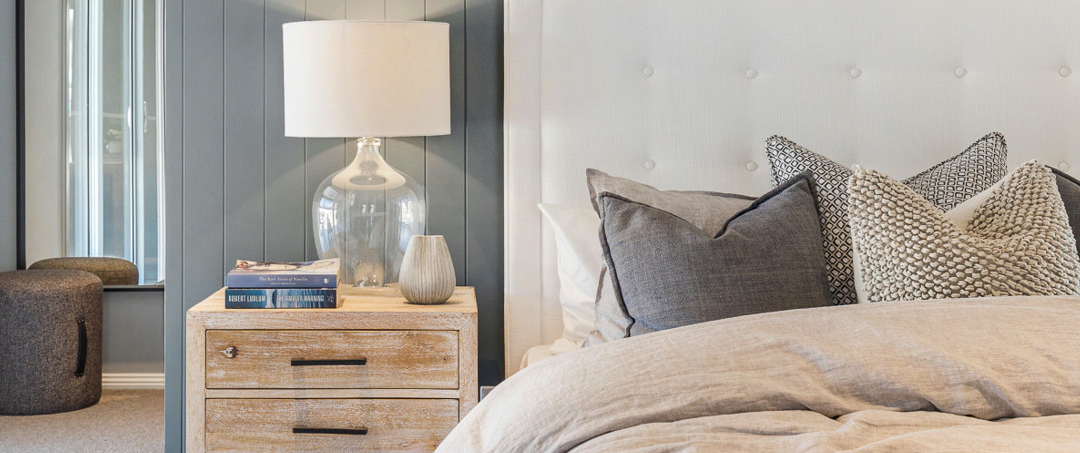 bedroom styled by a Property Stylist Australian Directory